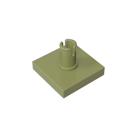Gobricks,Tile Special 2 x 2 with Pin,2460,49153