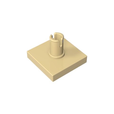 Gobricks,Tile Special 2 x 2 with Pin,2460,49153