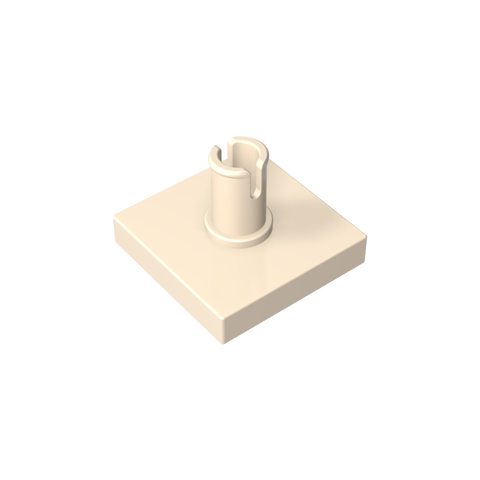Gobricks,Tile Special 2 x 2 with Pin,2460,49153