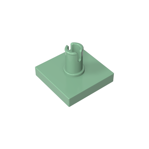Gobricks,Tile Special 2 x 2 with Pin,2460,49153