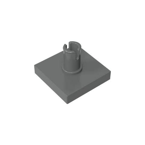 Gobricks,Tile Special 2 x 2 with Pin,2460,49153