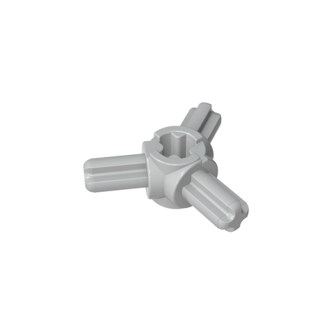Gobricks,Technic Axle Connector Hub with 3 Axles at 120°,57585