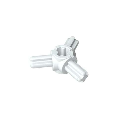 Gobricks,Technic Axle Connector Hub with 3 Axles at 120°,57585