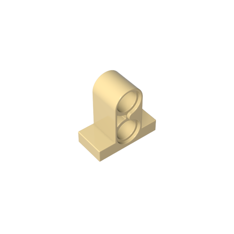 Gobricks,Technic Pin Connector Plate 1 x 2 x 1 2/3 [Two Holes On Top],32530