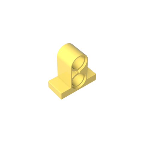 Gobricks,Technic Pin Connector Plate 1 x 2 x 1 2/3 [Two Holes On Top],32530