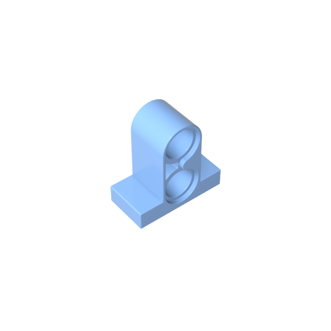 Gobricks,Technic Pin Connector Plate 1 x 2 x 1 2/3 [Two Holes On Top],32530