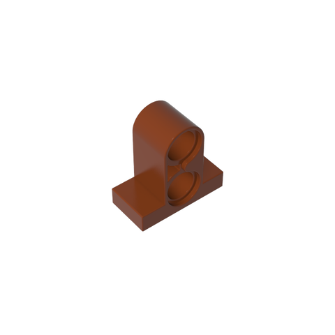 Gobricks,Technic Pin Connector Plate 1 x 2 x 1 2/3 [Two Holes On Top],32530
