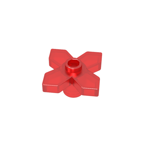 Gobricks,Plant, Flower 2 x 2 Leaves - Angular,4727