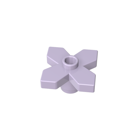Gobricks,Plant, Flower 2 x 2 Leaves - Angular,4727