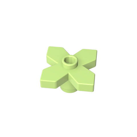 Gobricks,Plant, Flower 2 x 2 Leaves - Angular,4727
