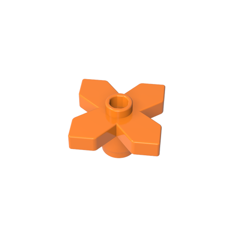 Gobricks,Plant, Flower 2 x 2 Leaves - Angular,4727