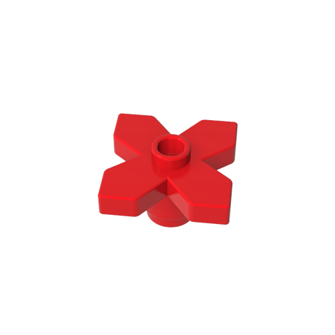 Gobricks,Plant, Flower 2 x 2 Leaves - Angular,4727