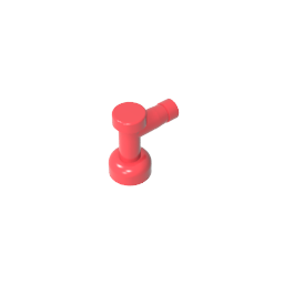 Gobricks,Tap 1 x 1 with Hole in Spout,4599,4599a,4599b