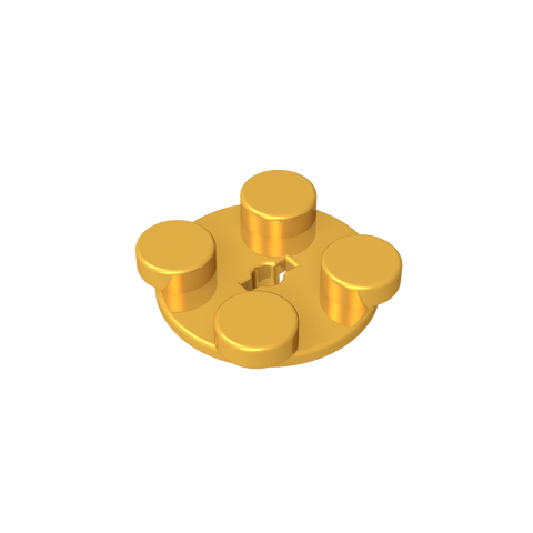 Gobricks,Turntable 2 x 2 Plate - Top,3679