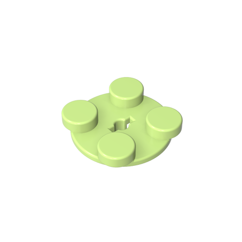Gobricks,Turntable 2 x 2 Plate - Top,3679