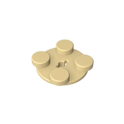 Gobricks,Turntable 2 x 2 Plate - Top,3679