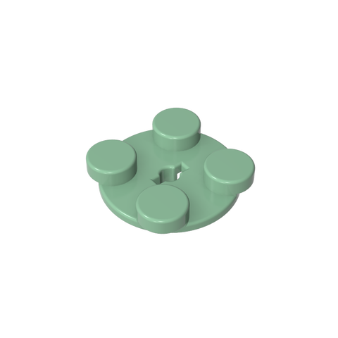 Gobricks,Turntable 2 x 2 Plate - Top,3679