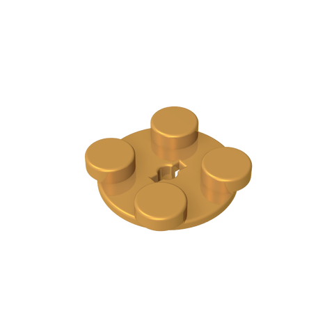 Gobricks,Turntable 2 x 2 Plate - Top,3679