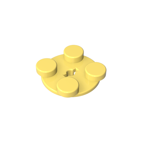 Gobricks,Turntable 2 x 2 Plate - Top,3679