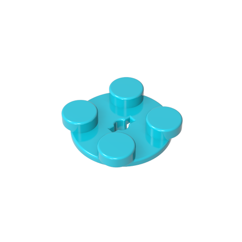Gobricks,Turntable 2 x 2 Plate - Top,3679