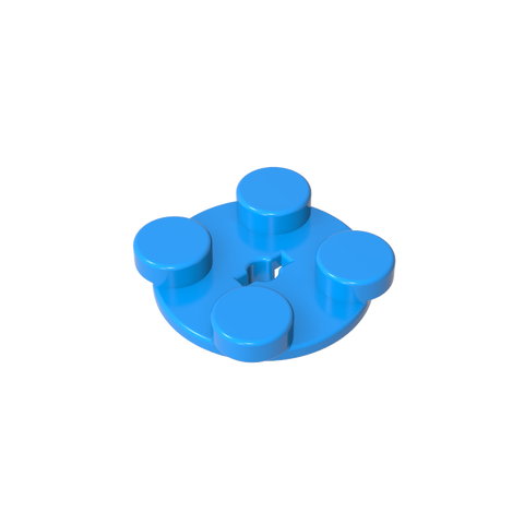 Gobricks,Turntable 2 x 2 Plate - Top,3679