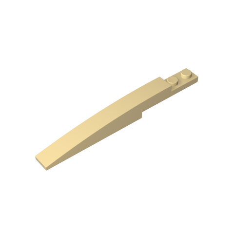 Gobricks,Brick Curved 10 x 1 [Asymmetric Inside Ridges],85970,13791,13731