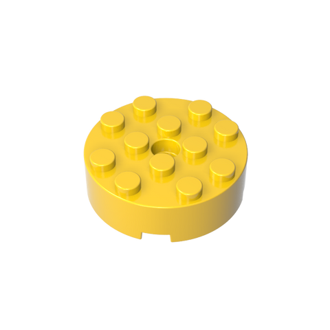 Gobricks,Brick Round 4 x 4 [Centre Hole],87081