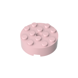 Gobricks,Brick Round 4 x 4 [Centre Hole],87081