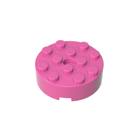 Gobricks,Brick Round 4 x 4 [Centre Hole],87081