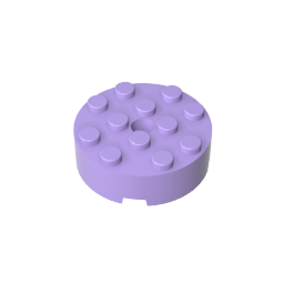 Gobricks,Brick Round 4 x 4 [Centre Hole],87081