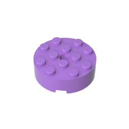 Gobricks,Brick Round 4 x 4 [Centre Hole],87081