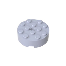 Gobricks,Brick Round 4 x 4 [Centre Hole],87081