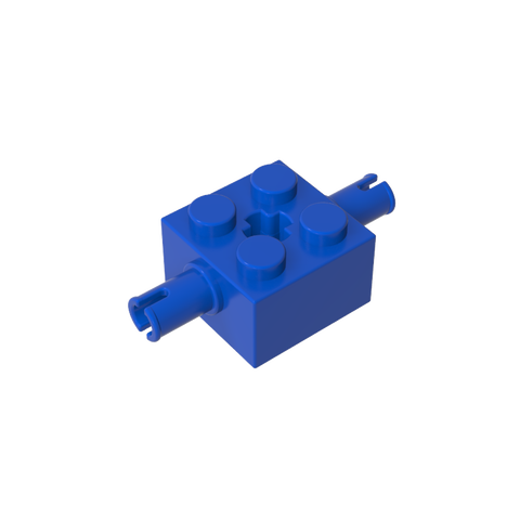 Gobricks,Brick Special 2 x 2 with 2 Pins and Axle Hole,30000,65514