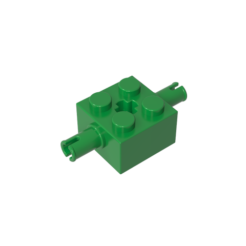 Gobricks,Brick Special 2 x 2 with 2 Pins and Axle Hole,30000,65514