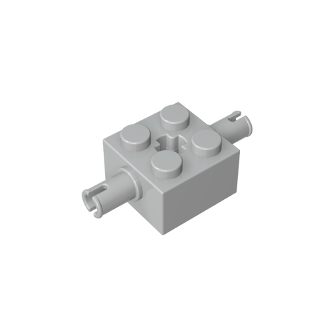 Gobricks,Brick Special 2 x 2 with 2 Pins and Axle Hole,30000,65514