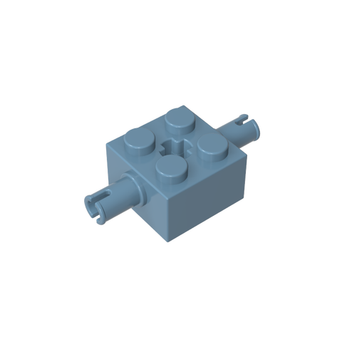 Gobricks,Brick Special 2 x 2 with 2 Pins and Axle Hole,30000,65514