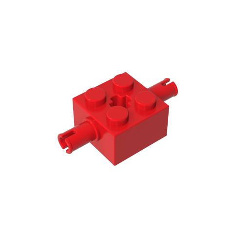 Gobricks,Brick Special 2 x 2 with 2 Pins and Axle Hole,30000,65514
