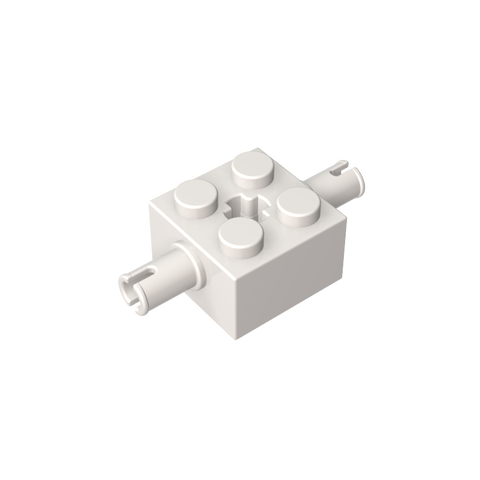 Gobricks,Brick Special 2 x 2 with 2 Pins and Axle Hole,30000,65514
