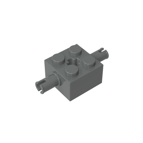 Gobricks,Brick Special 2 x 2 with 2 Pins and Axle Hole,30000,65514