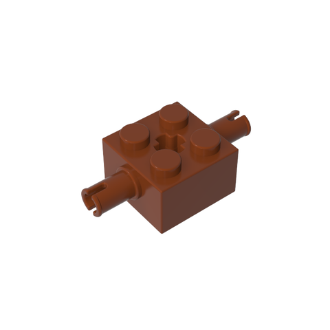 Gobricks,Brick Special 2 x 2 with 2 Pins and Axle Hole,30000,65514