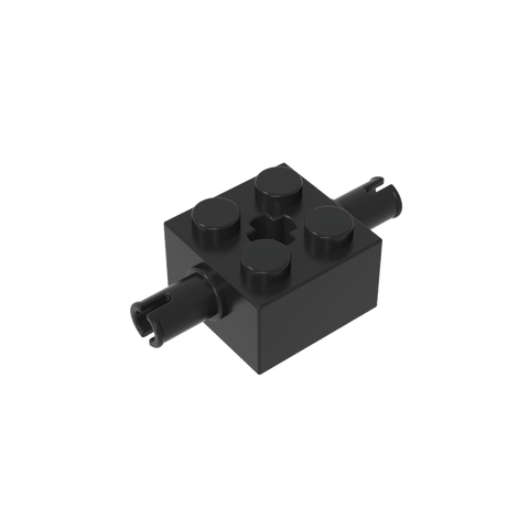 Gobricks,Brick Special 2 x 2 with 2 Pins and Axle Hole,30000,65514