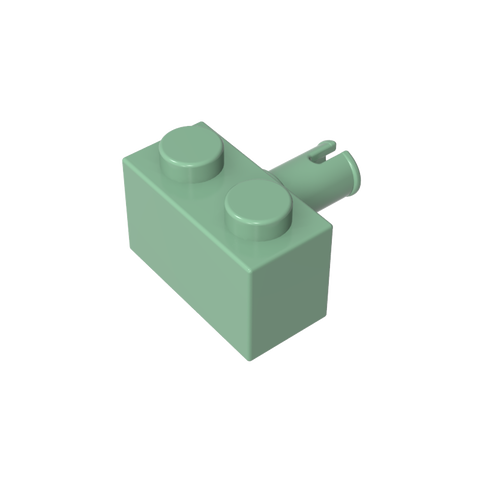 Gobricks,Brick Special 1 x 2 with Pin,2458,44865