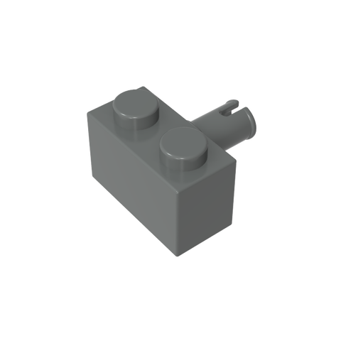 Gobricks,Brick Special 1 x 2 with Pin,2458,44865