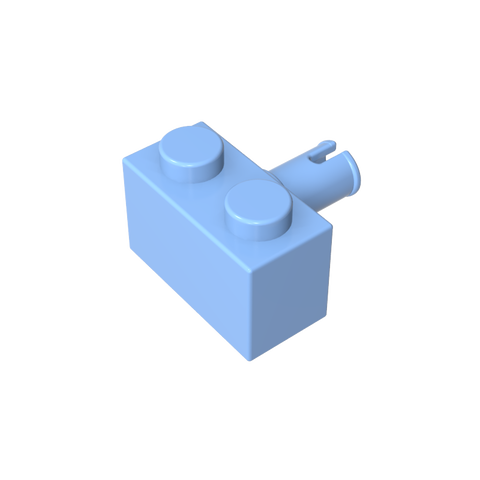 Gobricks,Brick Special 1 x 2 with Pin,2458,44865