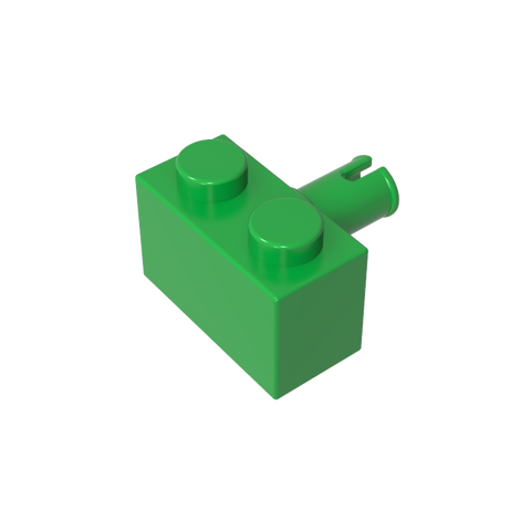 Gobricks,Brick Special 1 x 2 with Pin,2458,44865