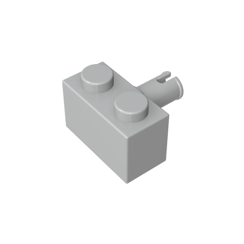Gobricks,Brick Special 1 x 2 with Pin,2458,44865