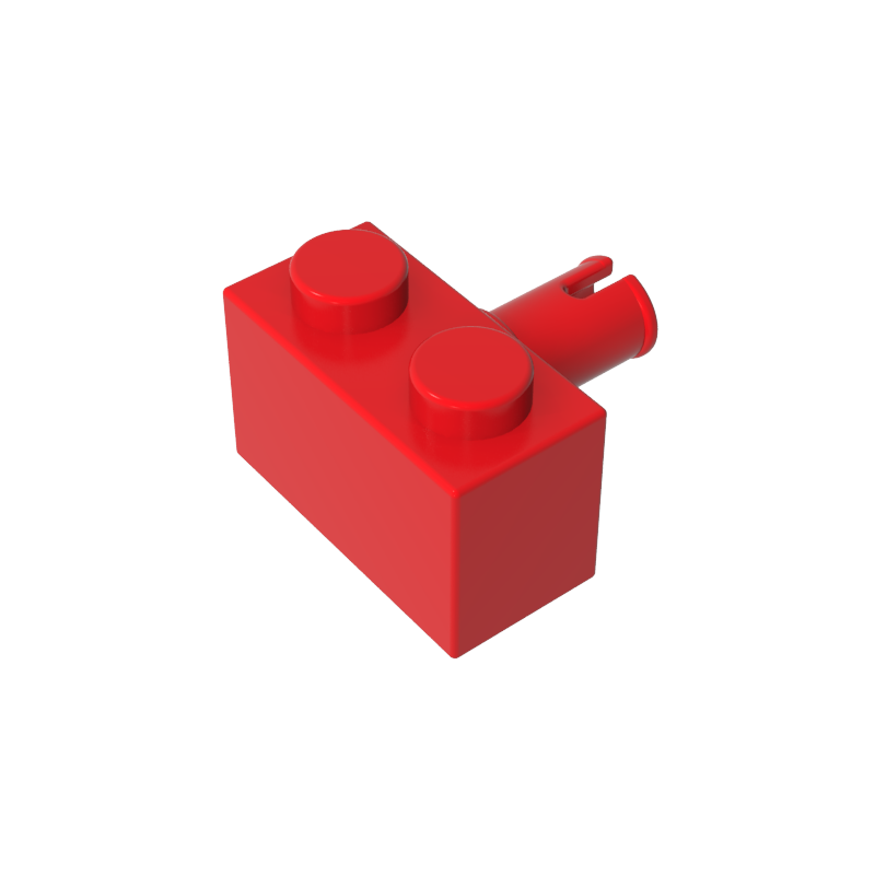 Gobricks,Brick Special 1 x 2 with Pin,2458,44865