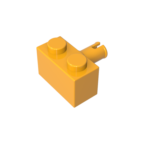 Gobricks,Brick Special 1 x 2 with Pin,2458,44865
