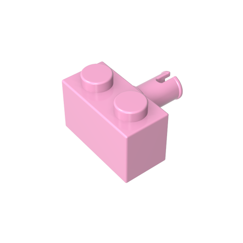 Gobricks,Brick Special 1 x 2 with Pin,2458,44865