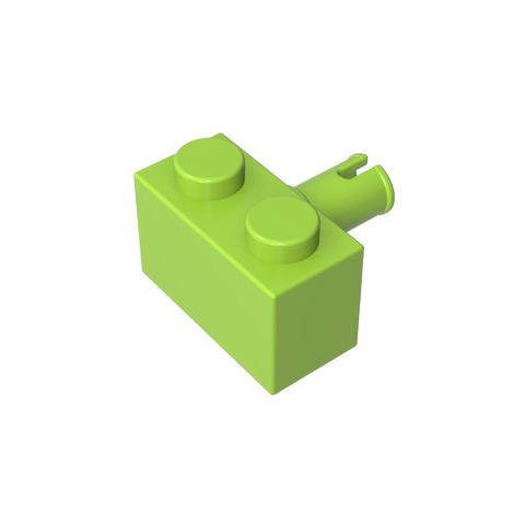 Gobricks,Brick Special 1 x 2 with Pin,2458,44865
